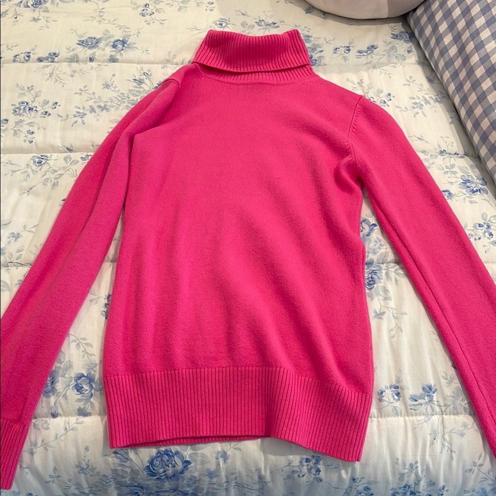 French Connection Pink Cowl Neck Sweater